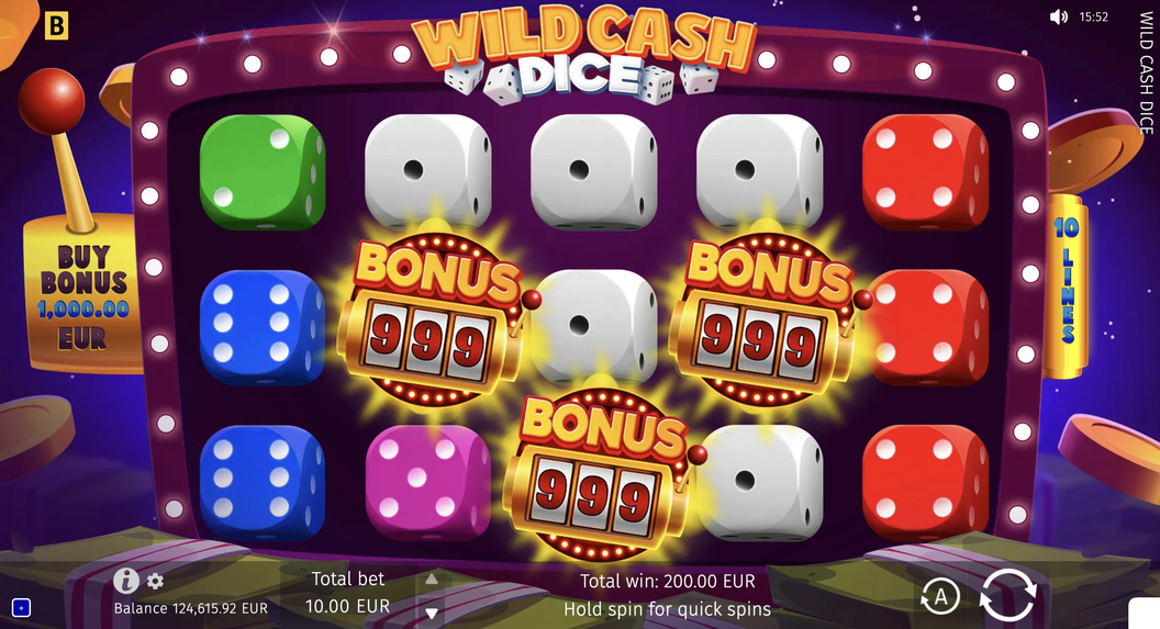 Wild Cash Dice